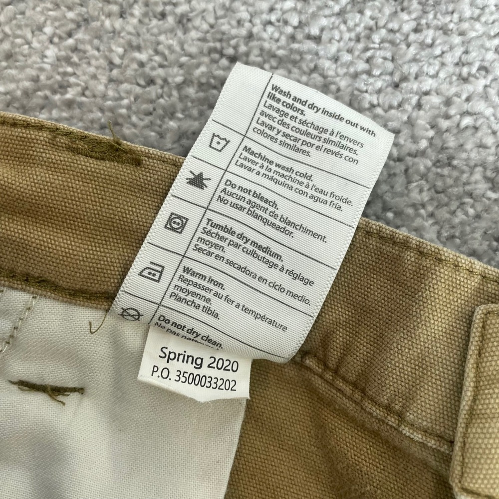Carhartt Canvas Work Pants Womens 22W Utility Carpenter *Stained - Picture 7 of 16